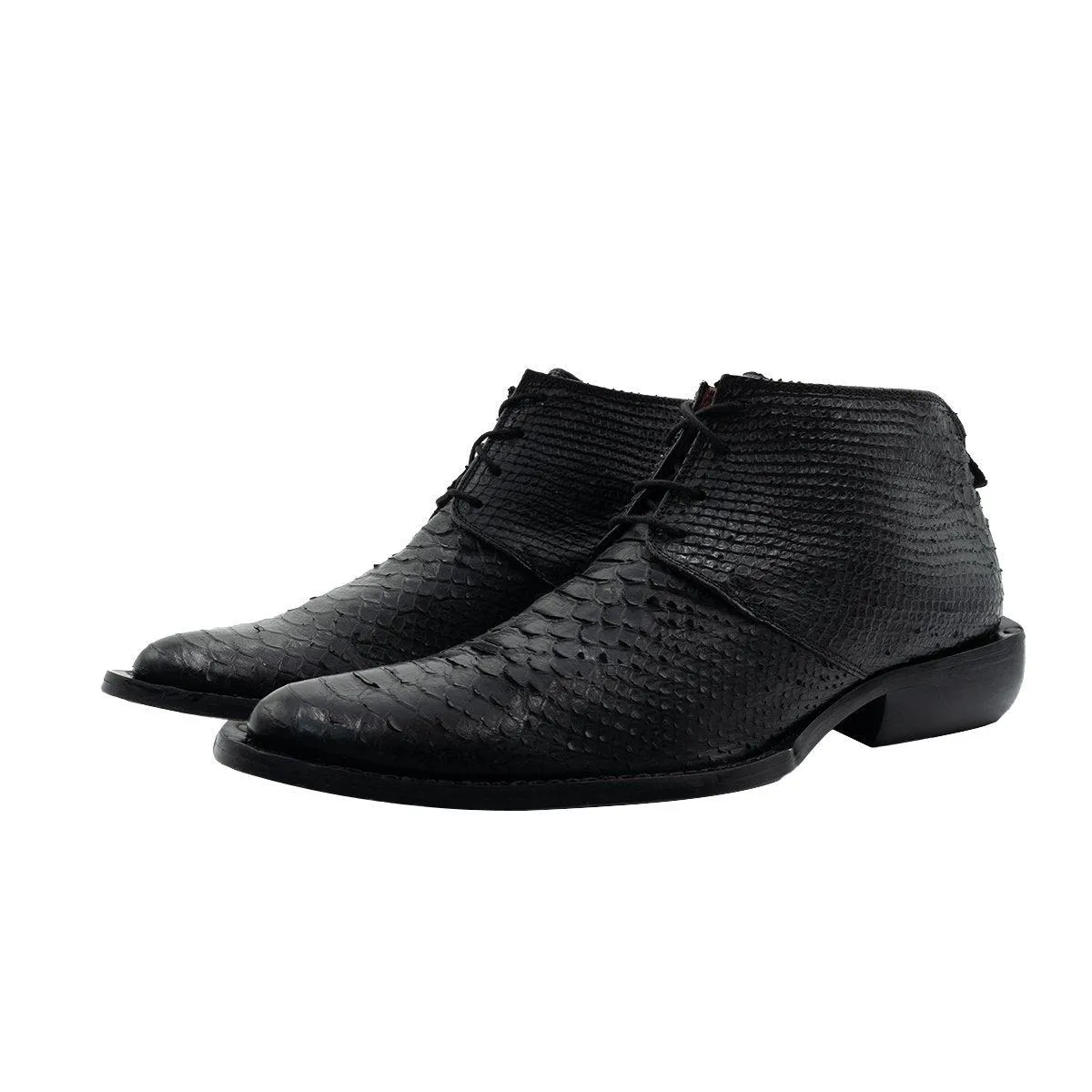 Angel Infantes Formal Lace Ups Black Colour For Men