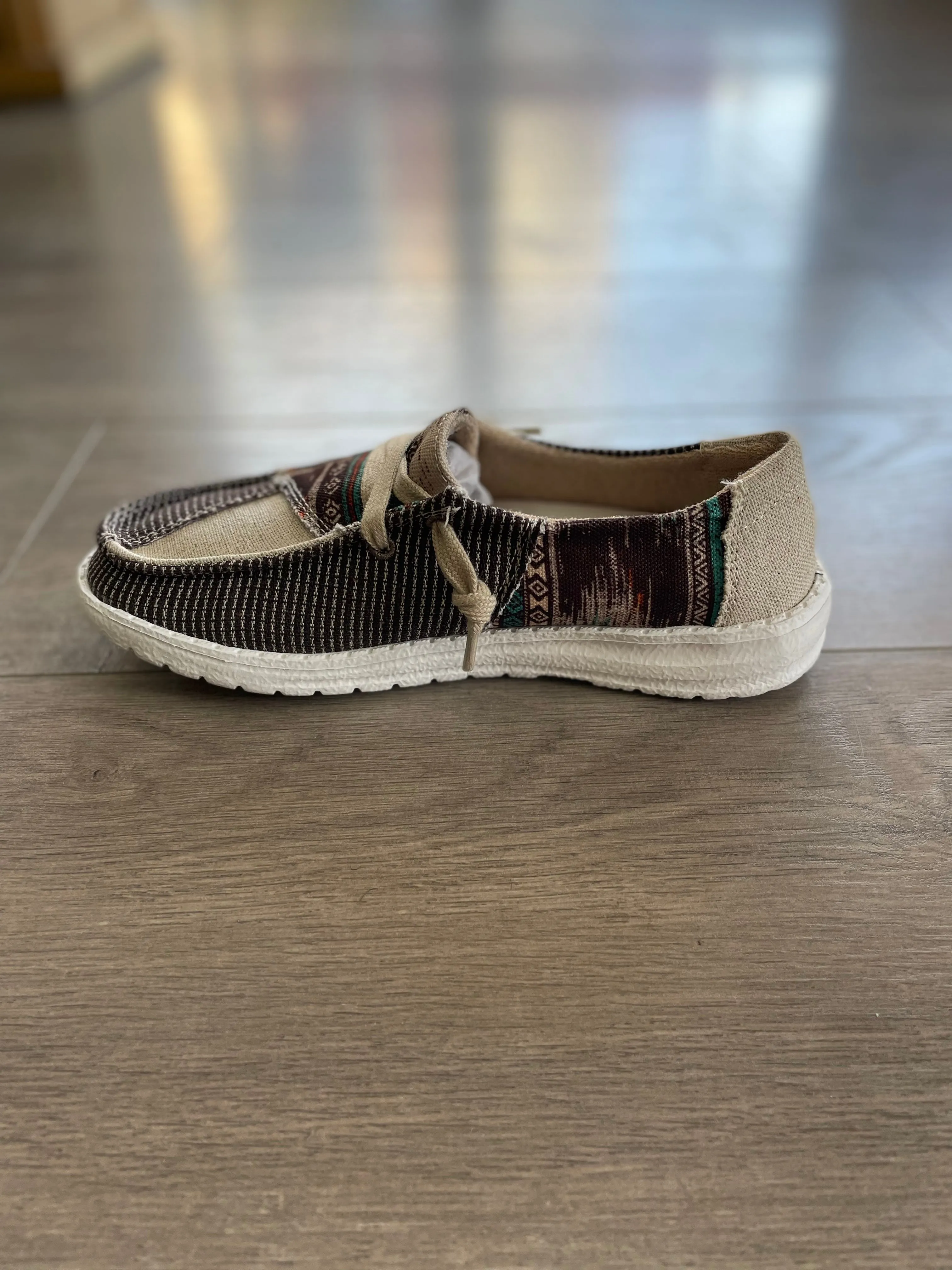 Aztec Patch Boat Shoe
