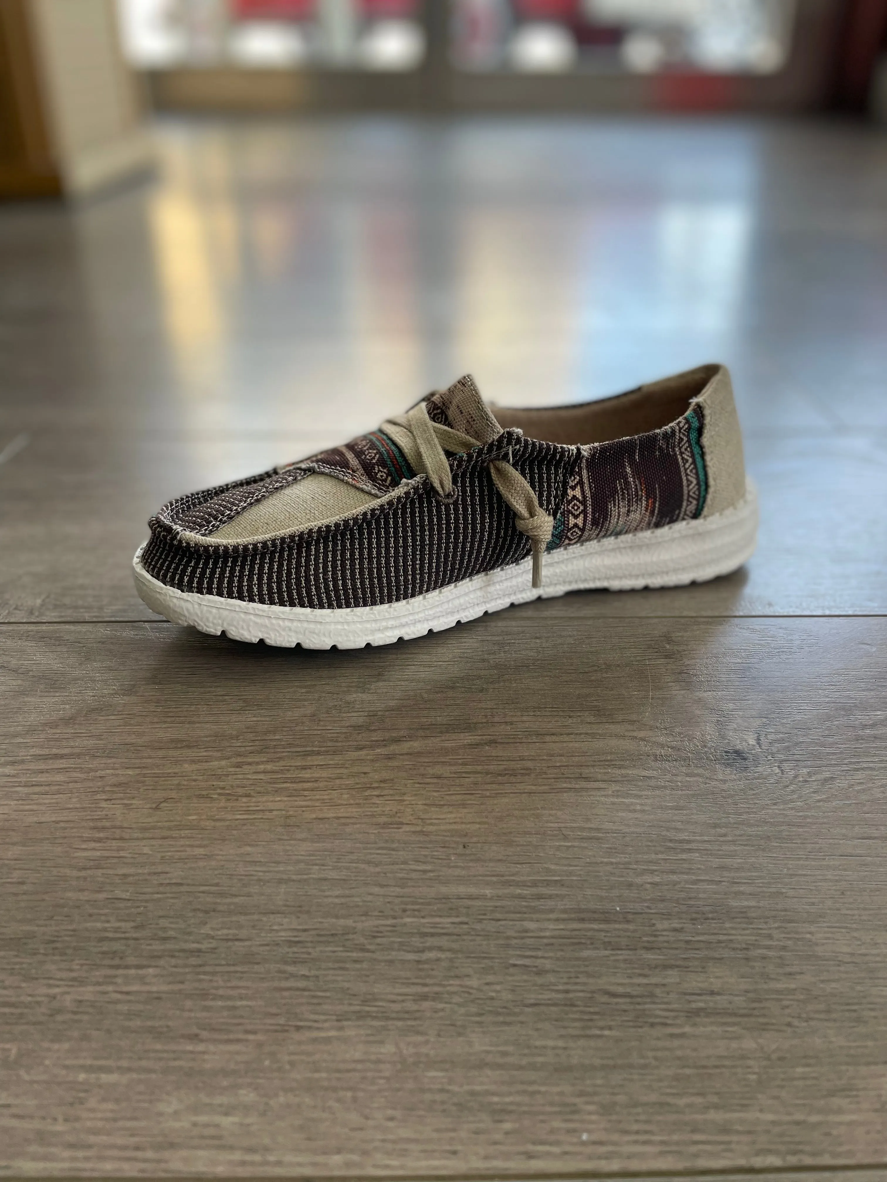 Aztec Patch Boat Shoe