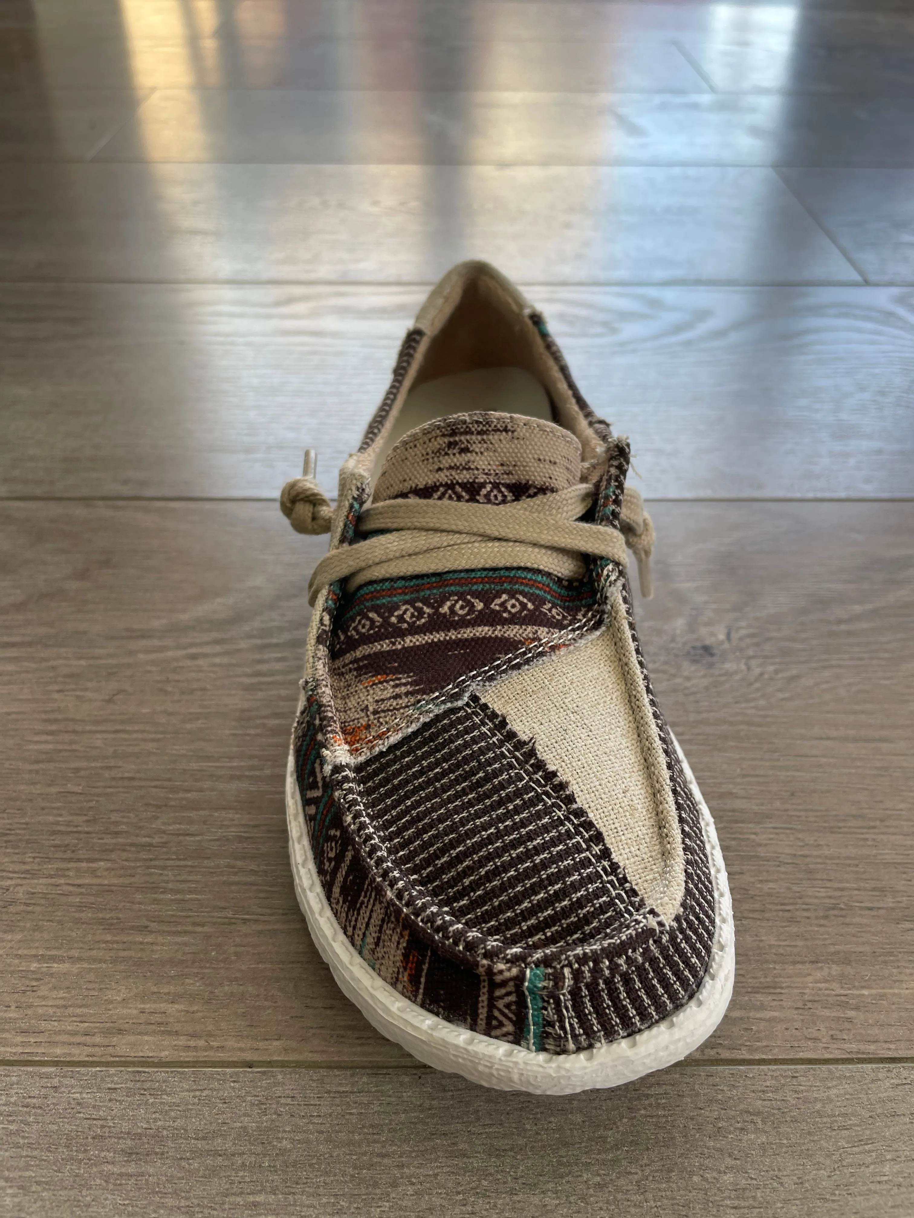 Aztec Patch Boat Shoe