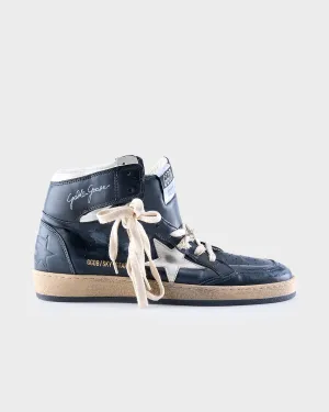 Black And White Nappa Sky Star Sneakers