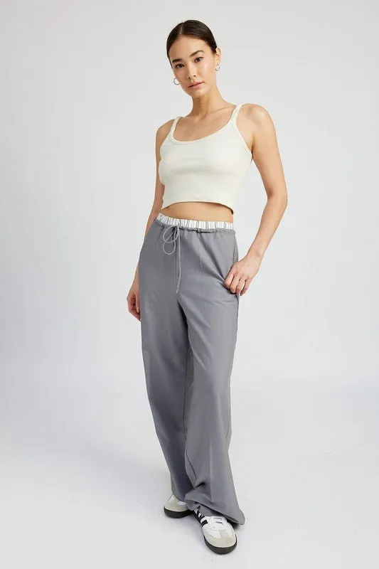 Double Waistband Pants