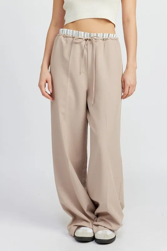 Double Waistband Pants