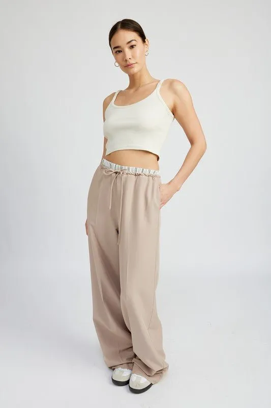 Double Waistband Pants