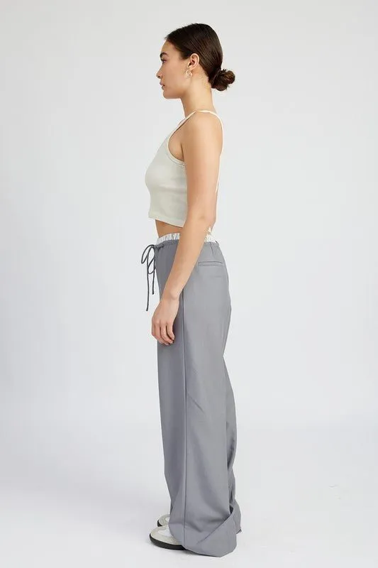 Double Waistband Pants