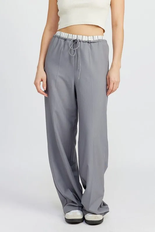 Double Waistband Pants