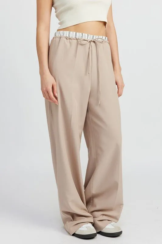 Double Waistband Pants