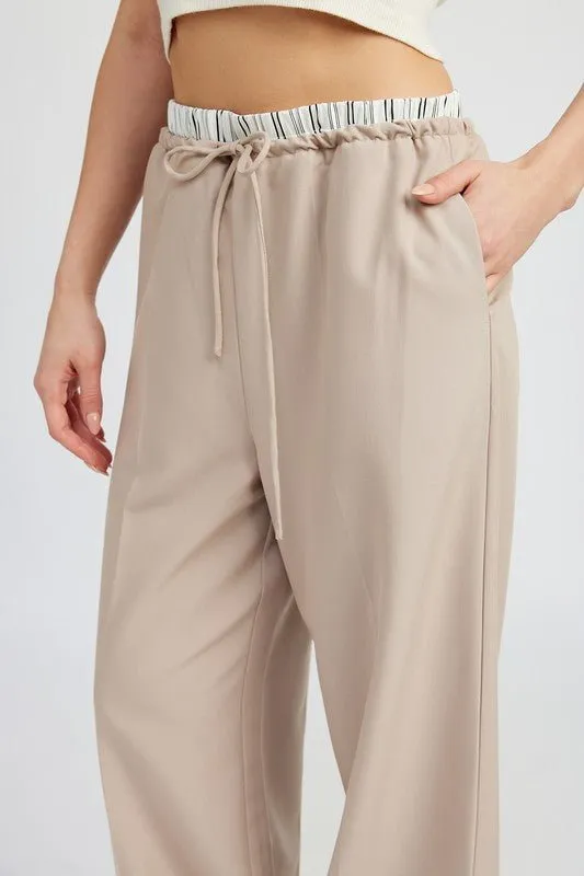 Double Waistband Pants
