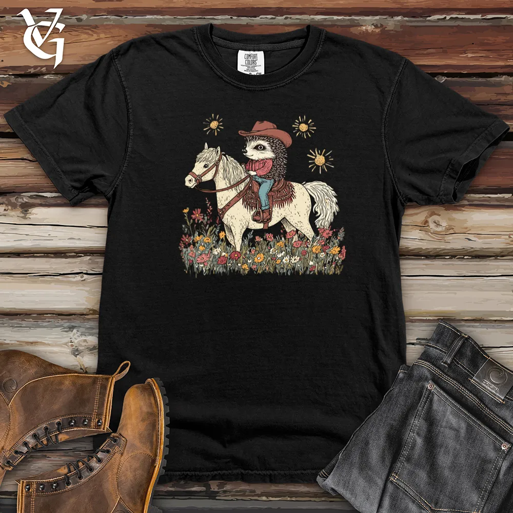 Hedgehog Cowboy Heavy Cotton Comfort Colors Tee