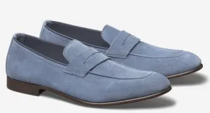 J&M Collection Taylor Denim Suede Penny Loafer
