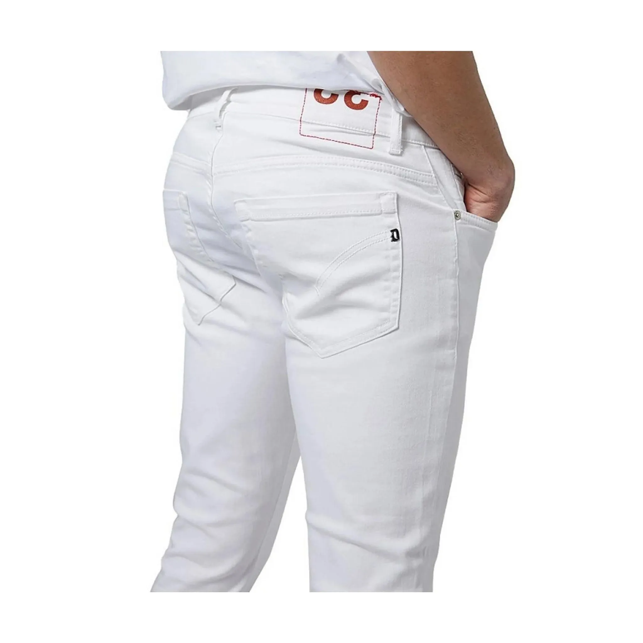 Jeans Uomo Bianco skinny