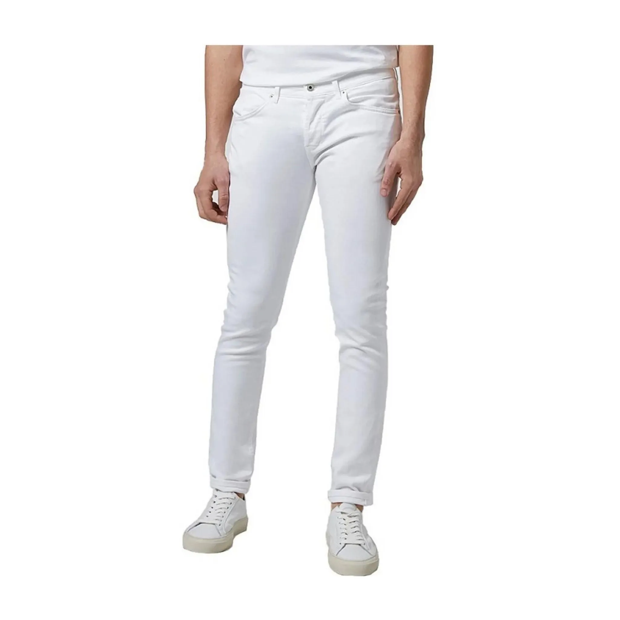 Jeans Uomo Bianco skinny