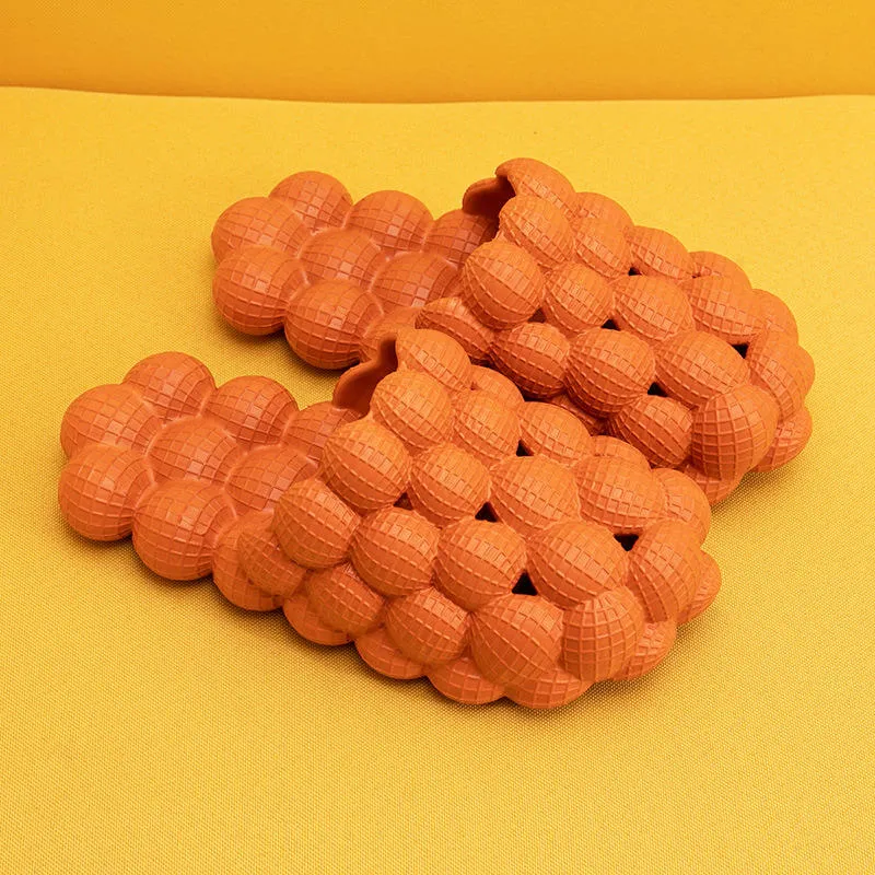 Lychee Bubble Slippers for Women Men's Beach Slides Sandals Soft Massage - MOQ 10 PCS