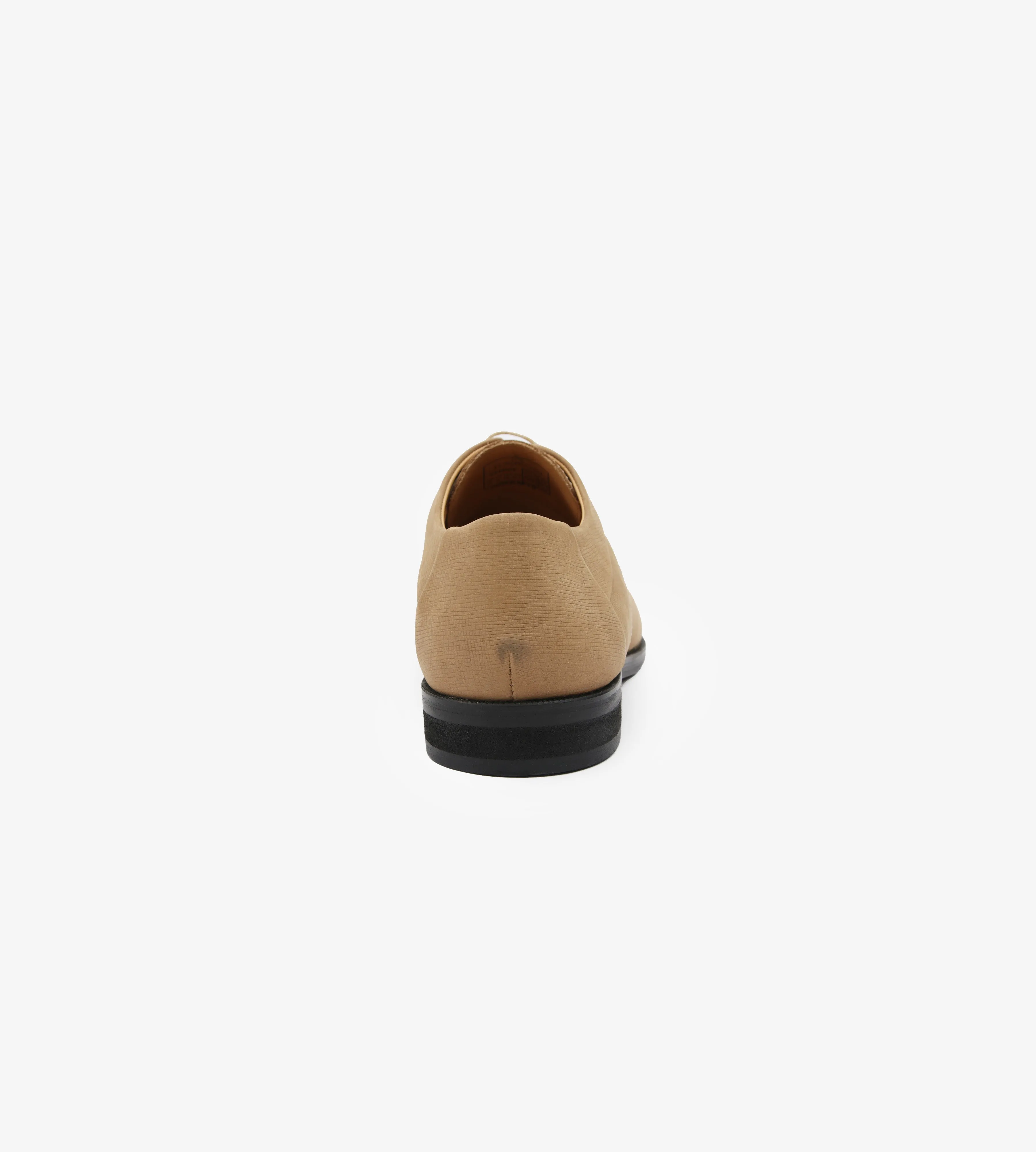 Men Beige Solid Derby Shoes