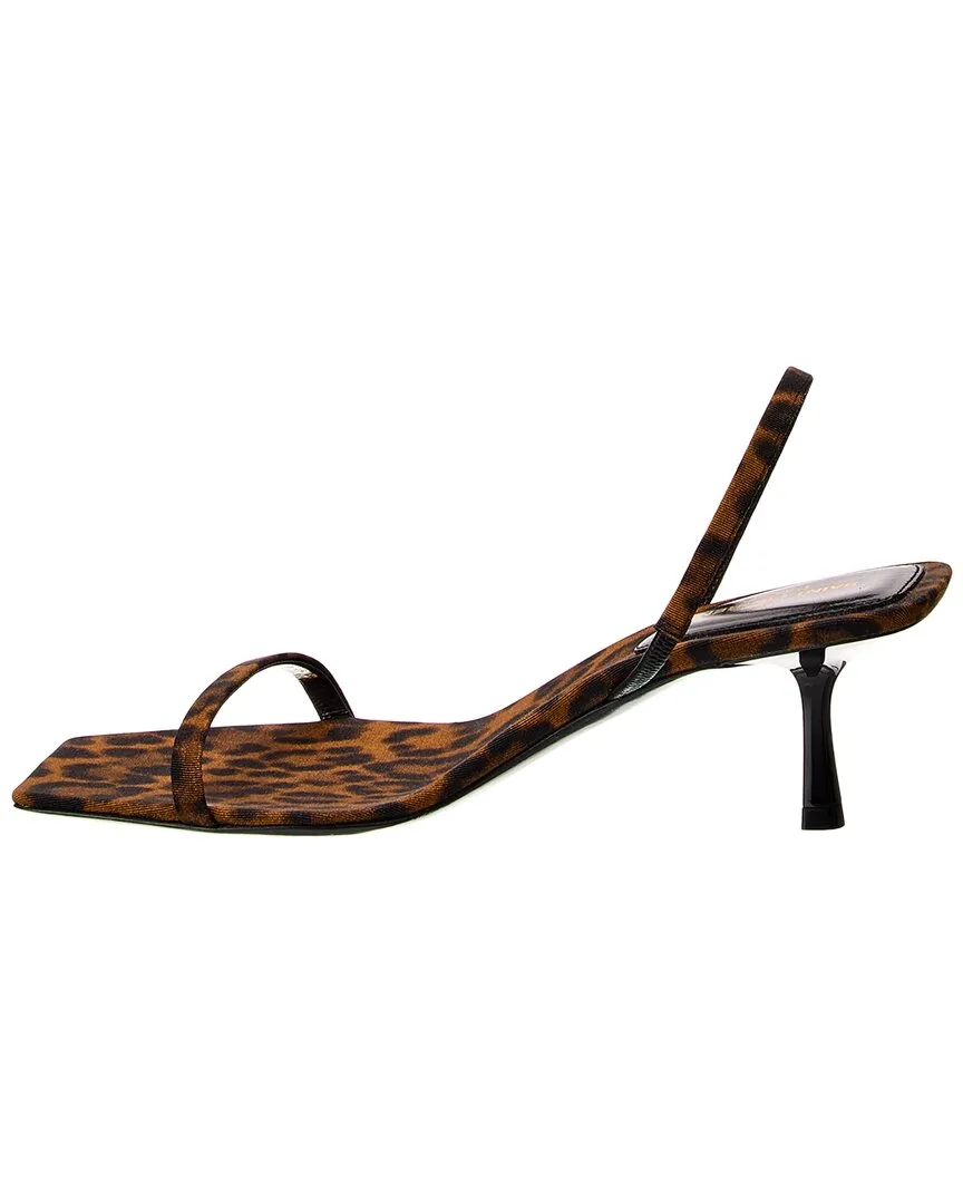 Saint Laurent Jaspe 55 Grosgrain Slingback Sandal