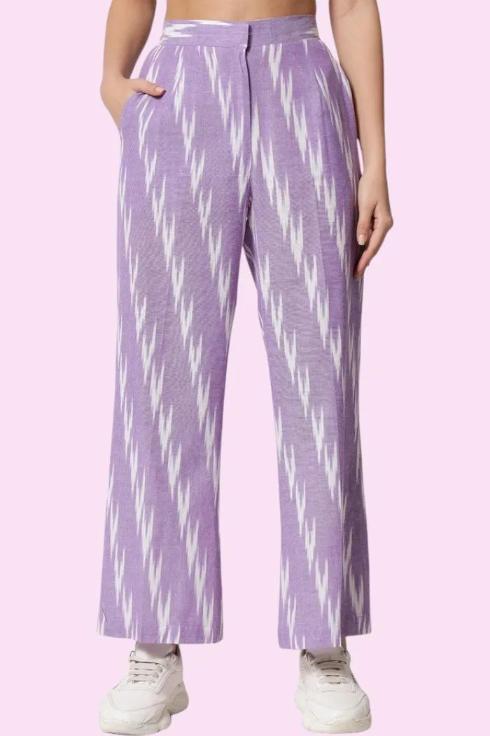 SLEEVELESS IKAT 2 PIECE CO-ORD SET FOR WOMEN