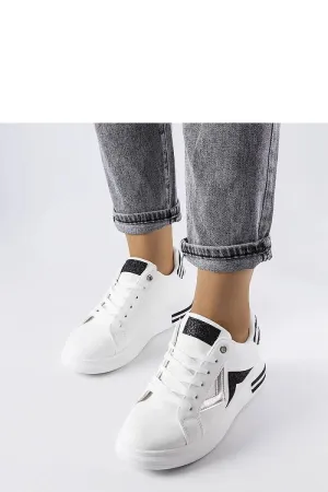 White black platform sneakers