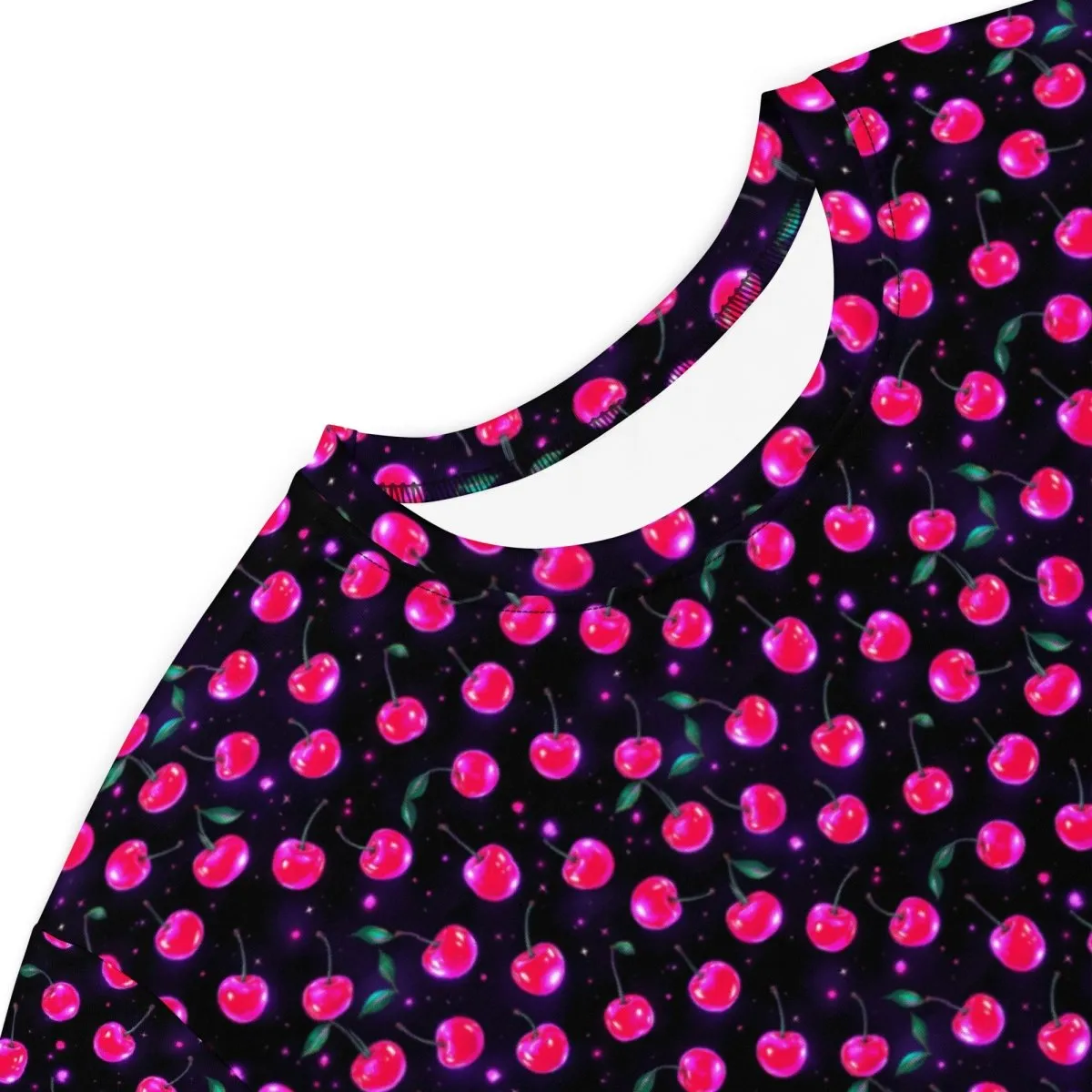 Y2K Cherry Print Oversized T-shirt Dress 2XS-6XL Comfy Ladies Apparel